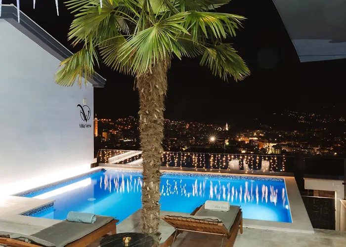 Villa View With Jacuzzi & Heated Pool Mostar